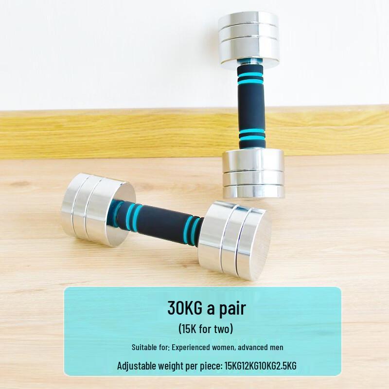 TLXT Electroplated Adjustable Detachable Dumbbell Set
