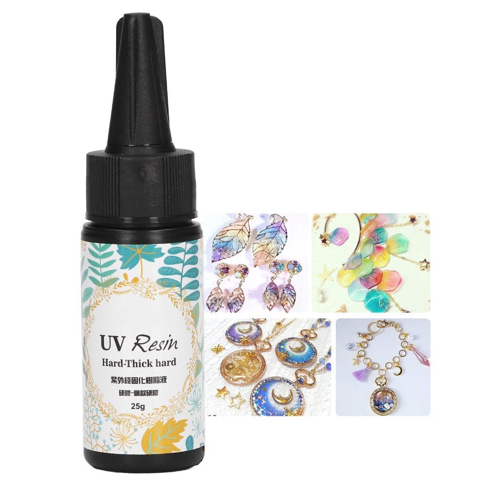 Transparent UV Resin Glue Crystal Clear UV Crystal Resin UV Jewelry Resin  Jewelry Making