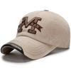 Men's Distressed Embroidered Washed Baseball Cap