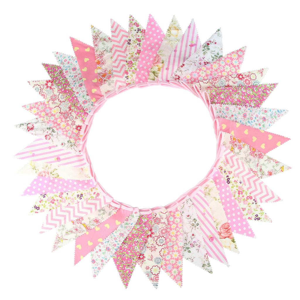 None Banner Height 17.46cm Total Length 10m Baby Showers Birthdays Cotton For Weddings Garden Parties Grand Openings