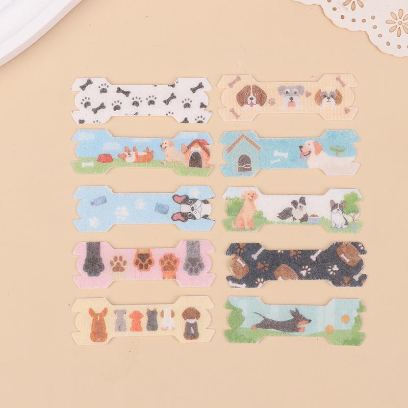 10Pcs Kids Anti-Snore Nose Strips Colorful Breathing Aid For Boys & Girls Hypoallergenic Nasal Tape Fun Animal Prints For Better