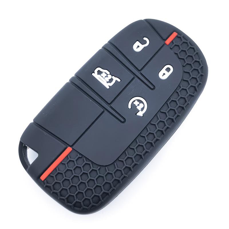 

Silicone Car Key Cover Case For Jeep Grand Cherokee Chrysler Keyless Shell Holder For Fiat Dodge Ram Charger Journey Durango