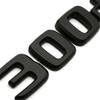 C300de Letters Emblem Badge Car Rear Trunk Logo Sticker For Mercedes Benz C Class W205 W206 C300 de Black Chrome Accessories AX1