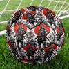 Japanese Samurai Indoor Soccer Ball Size 5 Colorful All Ages Machine Stitched PVC Competition Ready Durable High-Bounce