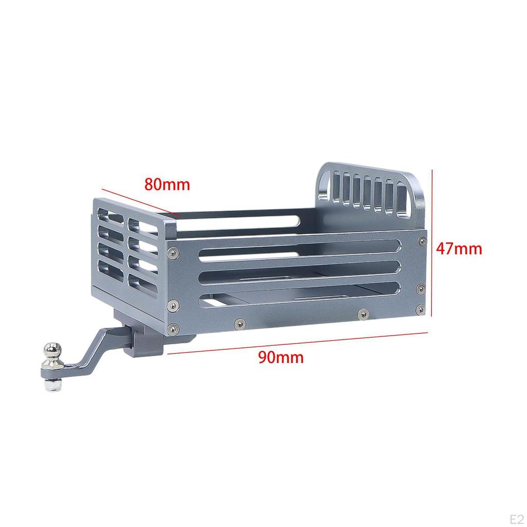 Detachable Rear Bucket Trailer for 1/24 Scale RC Cars