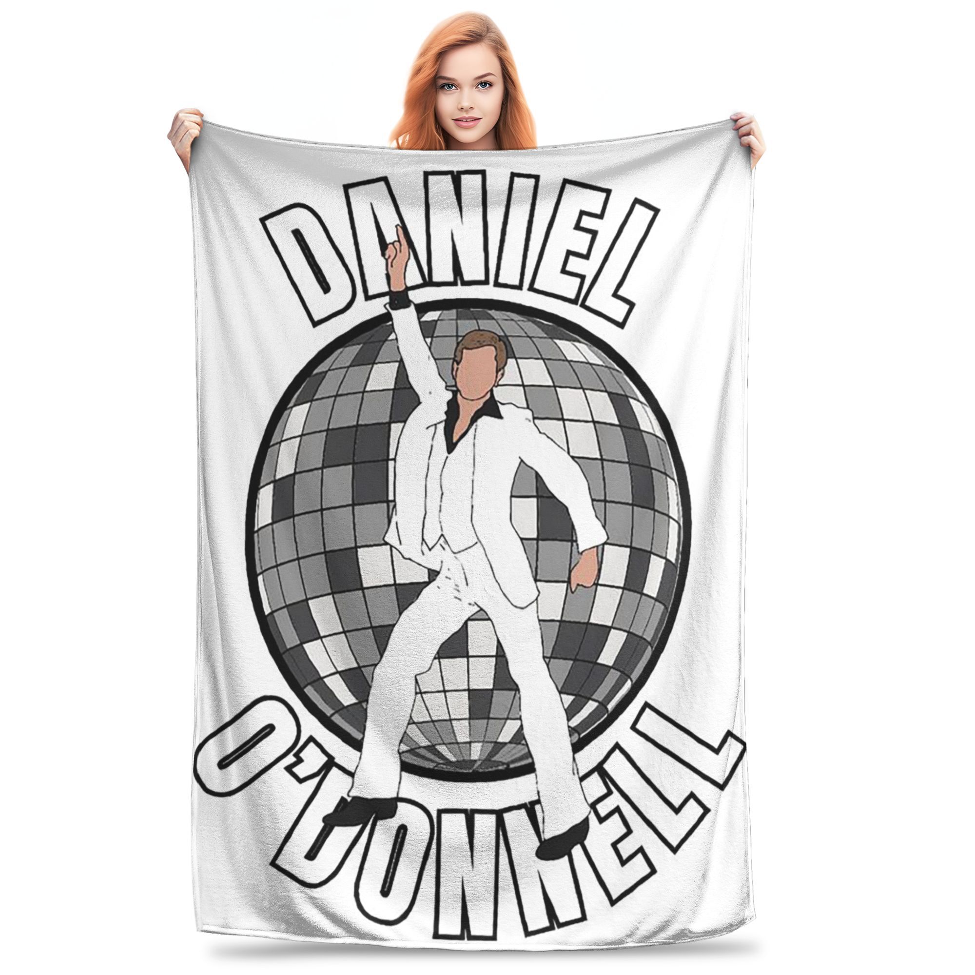 

Flannel Throw Blanket Daniel O Donnell Gold Collection Warm Plush Blankets Soft Bedding for Bed Living room Home Travel Couch 80x120cm
