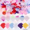 1200PCS Artificial Rose Petals, Multicolor Fake Flower Petals, Exquisite Colorful Rose Petals for Valentines Day, Fake Petal Flower Decoration for