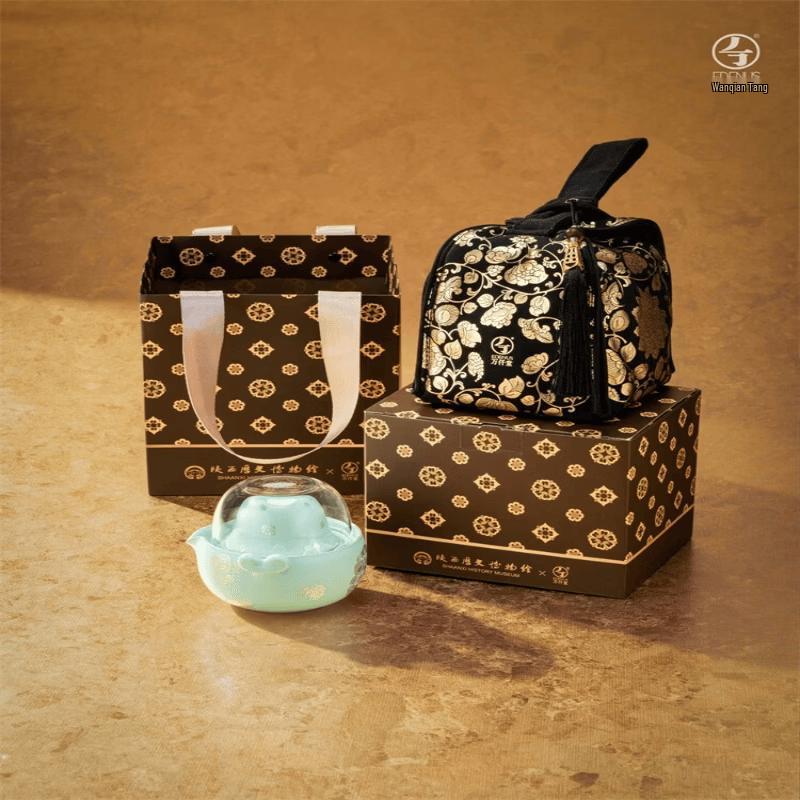Edenus Tang Dynasty Splendor Portable Ceramic Tea Set