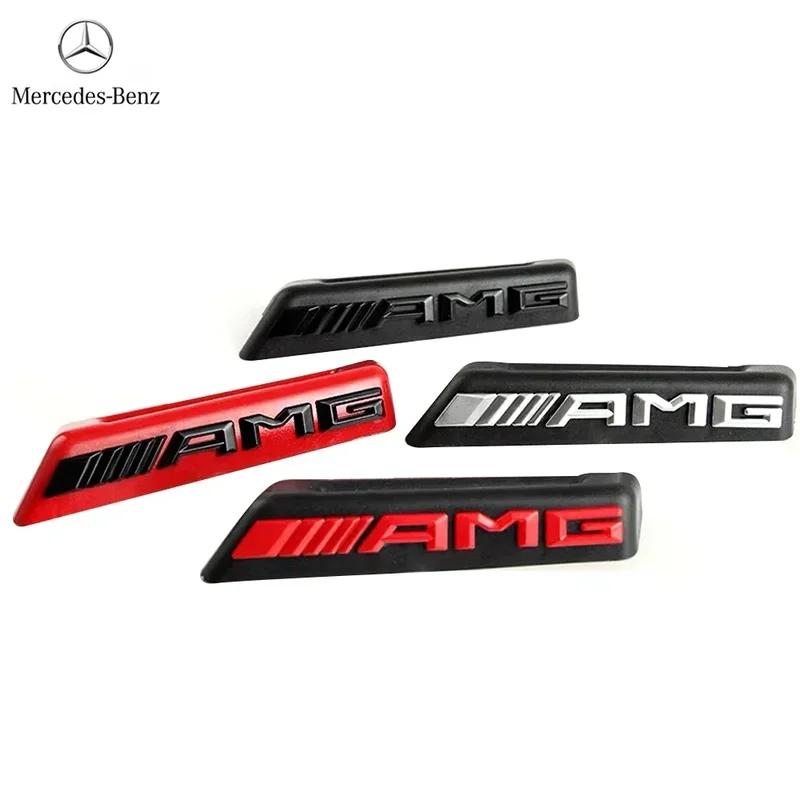 Car Front Grill AMG Badge Emblem Sticker for Mercedes benz W212 W213 W202 W211 W176 W210 W205 Gla Glc Cls Glk Accessories1