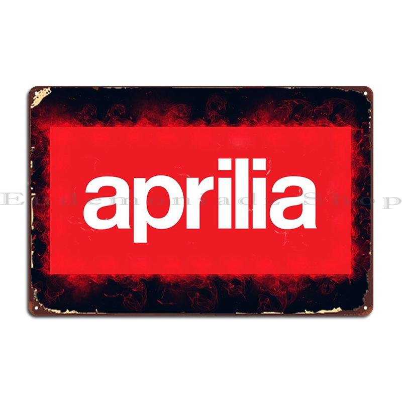 Aprilia Metallschild Bar Design Lustiges Garagendesign Blechschild Poster 20x30cm（7.8x11.8inch）