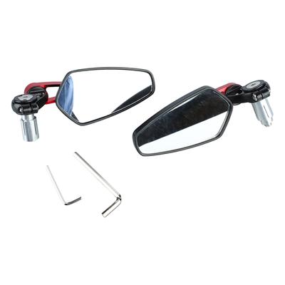 1 Paar Motorrad Rückspiegel 360 Grad Drehbar Glattes Glas Klare Sicht Universal Lenker