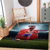 Atletico Madrid Personalized Name Carpet Perfect for Bedrooms Foyer Hallway Entryway Anti-slip Rug Decorate Offices Gift for Festivals