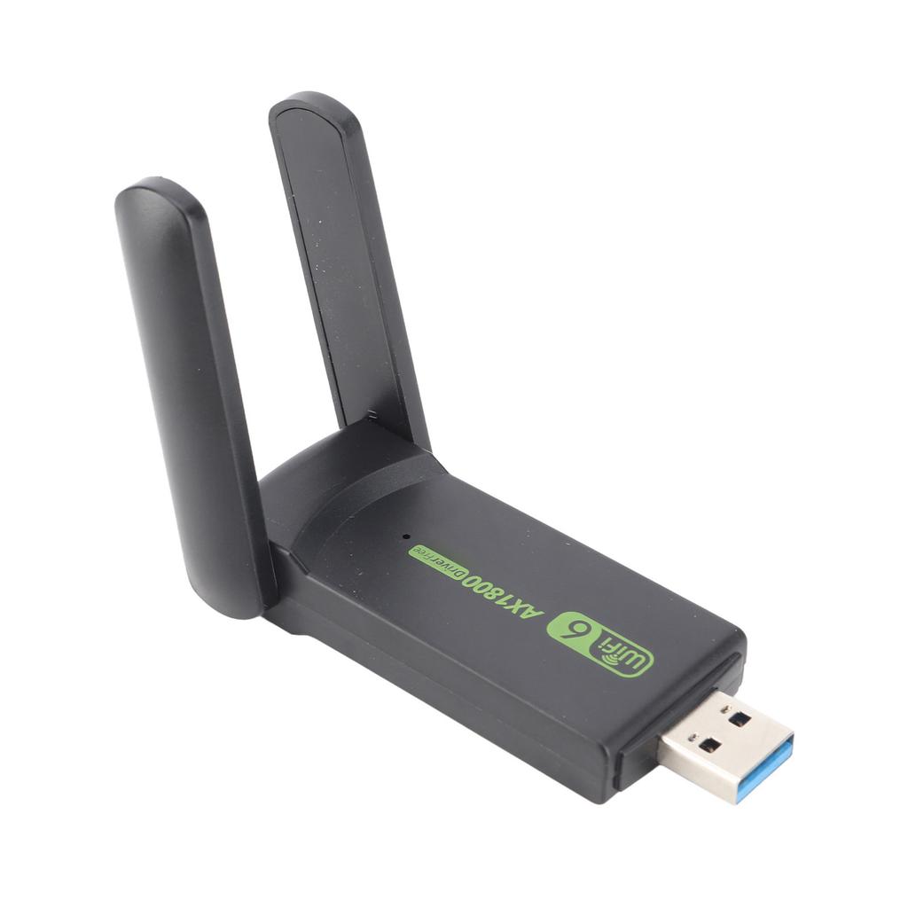 WiFi 6 Adapter USB3.0 2.4GHZ To 5.0GHZ AX1800Mbps MU MIMO USB Network Card for PC Desktop Laptop