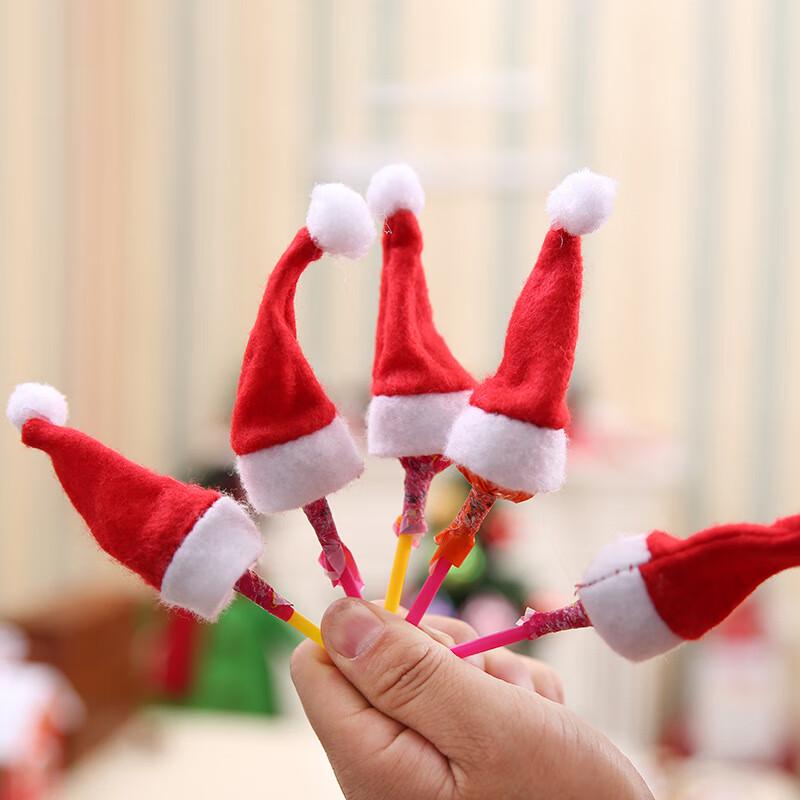 Mini Christmas Hats for Party Decorations (50 Pcs)
