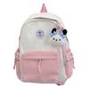 High value, fresh and sweet, contrasting colors, splicing stars, backpack, lightweight backpack for junior high school students