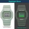 Waterproof Silicone Jelly Watches Fashion Digital Clock New Small Block Electronic Watch