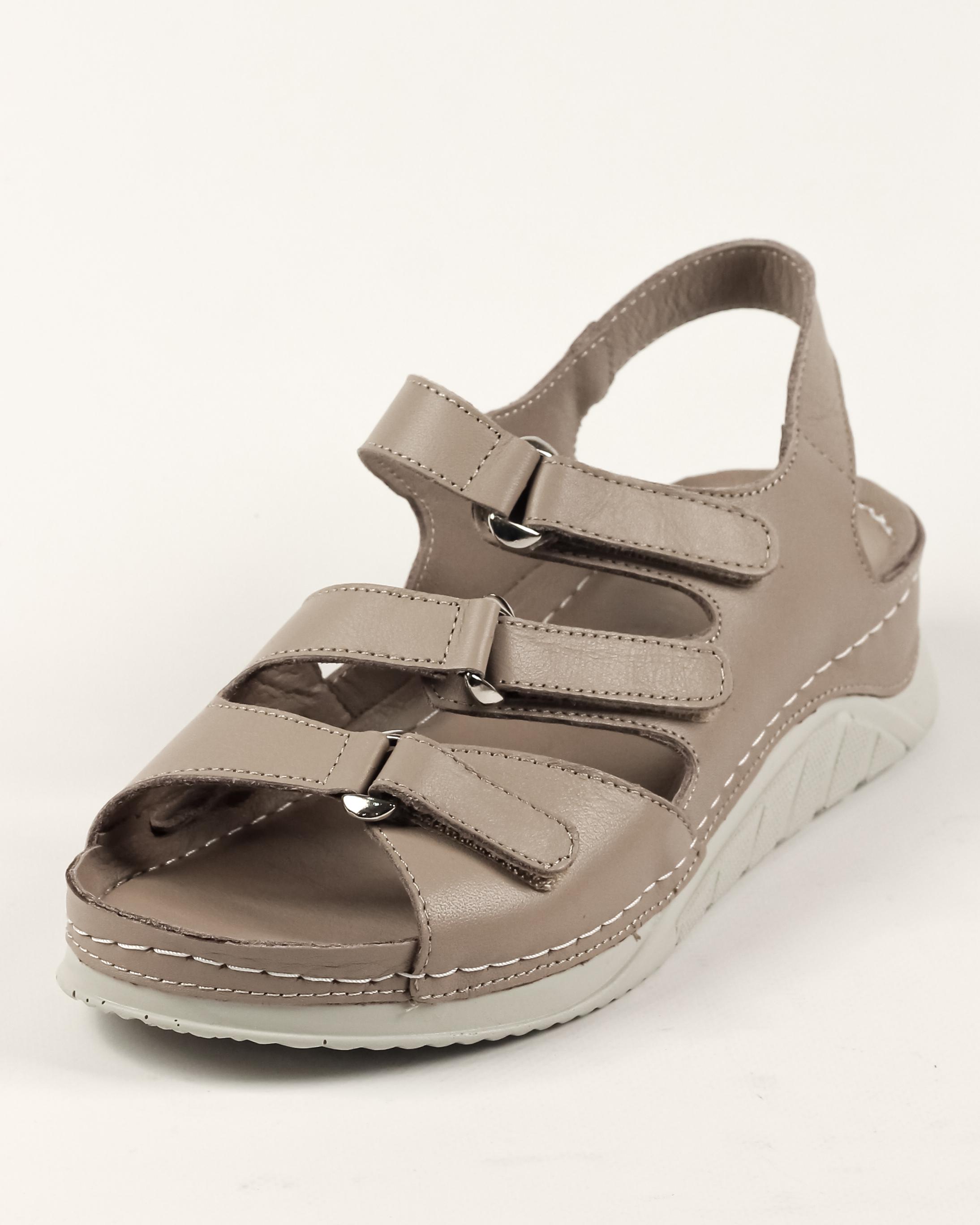 

Босоніжки комфорт із пряжками Altura 2103 36 бежеві шкіра 40 бежевий