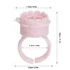 50pcs Ink Ring Cups Disposable Adjustable Lash Glue Holder Rings for Eyelash Extension