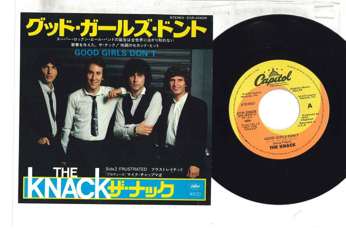 

7inch Record KNACK - Good Girls Don t ECR20628 CAPITOL 1979 Japan Pop Used
