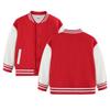 Children's Fleece-Lined Baseball Jacket - Baby To Kids' Sizes, Medium Thickness, Spring To Winter Wear.