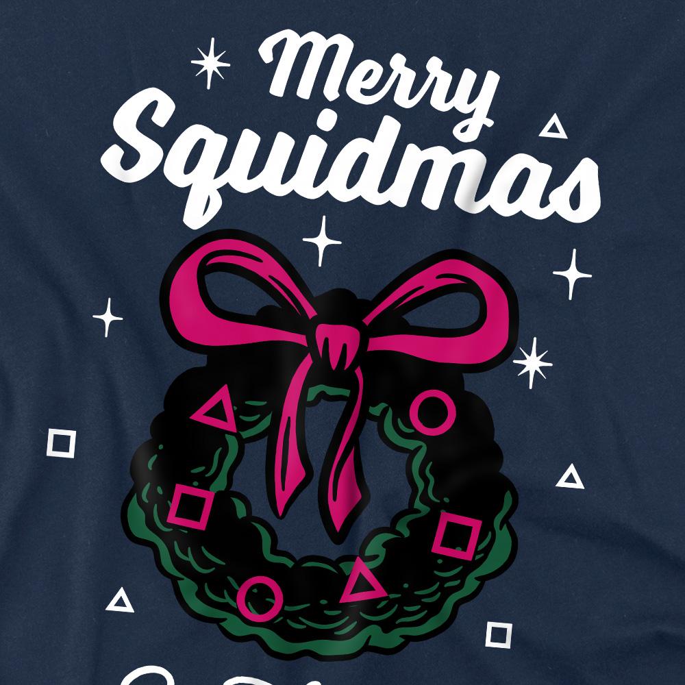 Squid Game Mens Merry Squidmas Wreath T-Shirt