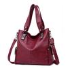New fashion women's shoulder bag soft leather large capacity portable messenger bag