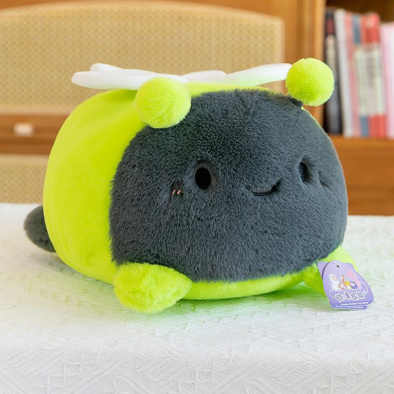 

Милая светящаяся игрушка-плюшевый светлячок, свадебная игрушка для бросания, кукла-разбрызгиватель, детская подушка для комфорта, украшения для автомобиля 23cm【0.115kg】