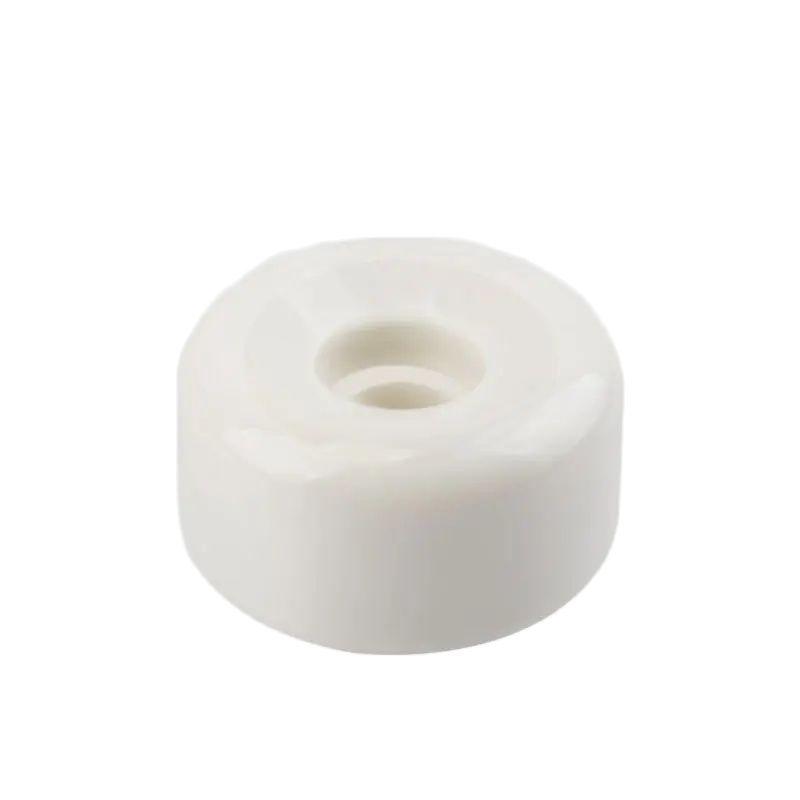 4pcs 52x30mm Skateboard Wheels Small White Wheel High Hardness Noiseless 65D Skateboard Roller for Double Rocker Skateboard