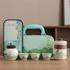 Chinese style Guochao Qianli Jiangshan tea set merchandise gifts business souvenir set company corporate activities small gifts