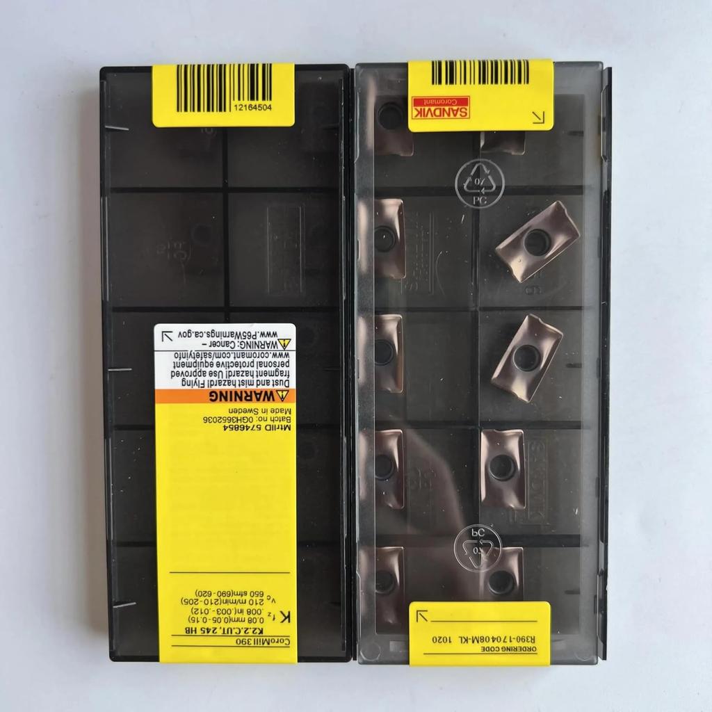 Original Sandvik / R390-170408M-KL 1020 /Carbide CNC Blade 10 PCS