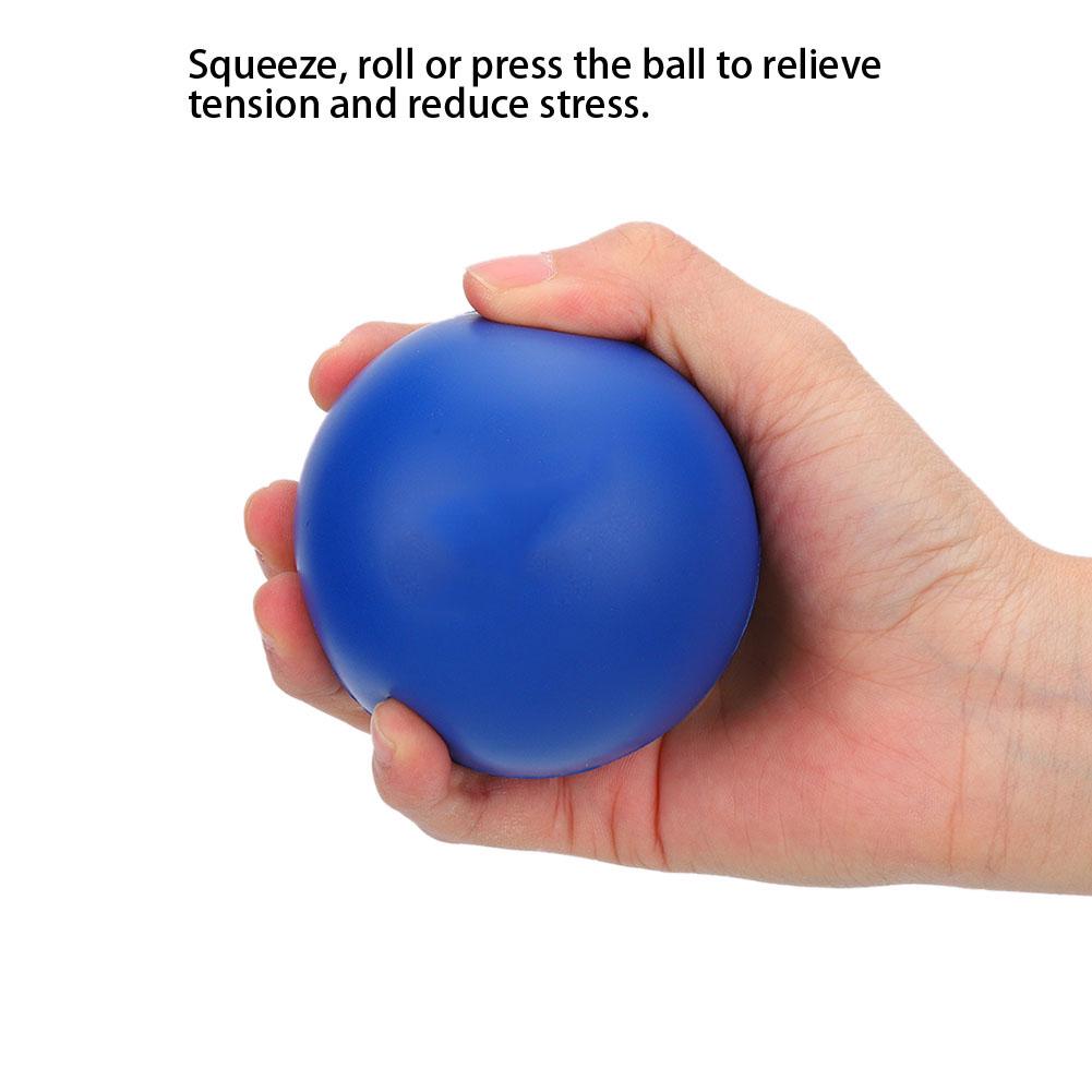 2pcs Silicone Grip Ball Massage Therapy Hand Finger Strength Exercise Stress Relief Ball