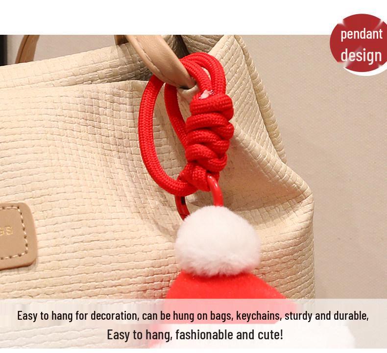Christmas Plush Dolls: Santa Claus & Gingerbread Man Ornaments for Girls