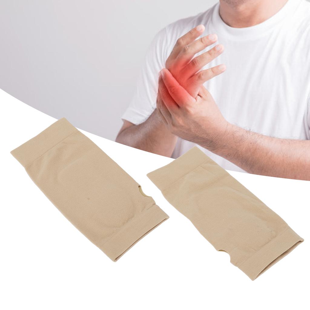 1 Pair Thumb Hand Wrist Support Gel Gloves Pain Relief Thumb Compression Arthritis Gloves for Tendonitis Wrist Sprain