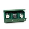 Black Gery Blue Green Leather Watch Storage Box 3 Watche Roll Travel Bag 2 slots Black Brown Portable Vintage Watch Display Case