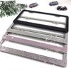 Car License Plate Frame Shiny Crystal License Plate Frame American License Plate Stainless Steel License Plate Frame Car Accessories