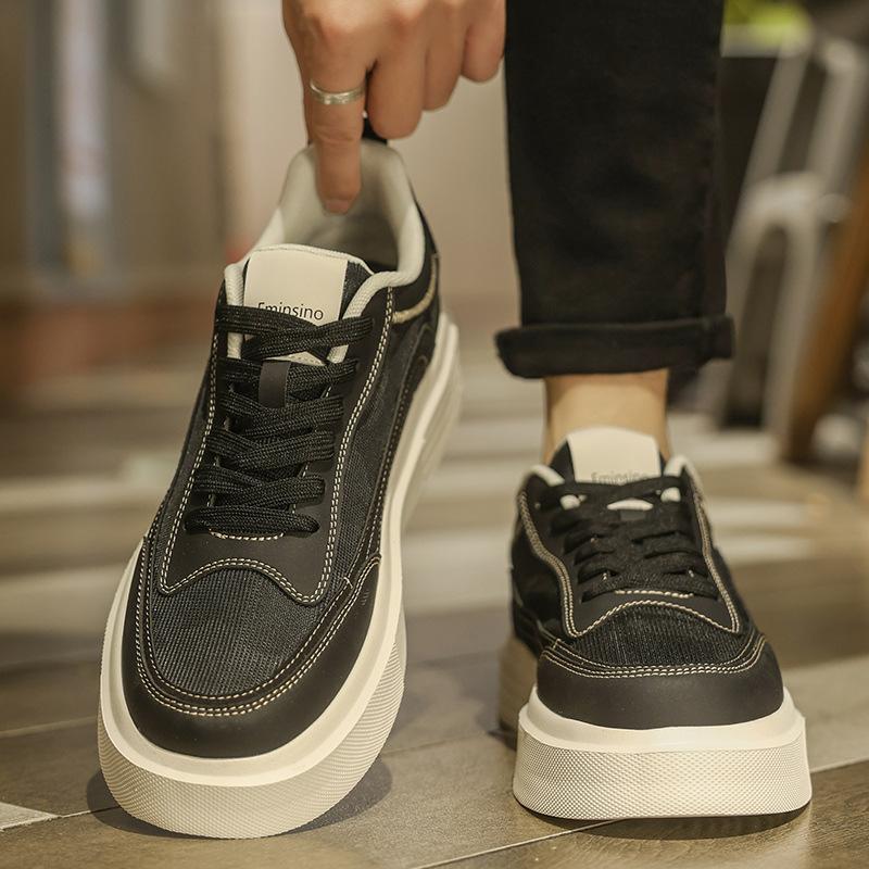 

Корейская версия модных, освежающих и дышащих кроссовок на толстой подошве в кампусном стиле, легкая и универсальная повседневная обувь, удобная 39