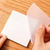 2x See-Through Sticky Note Transparent Memo Pads Waterproof Sticky Note Pads