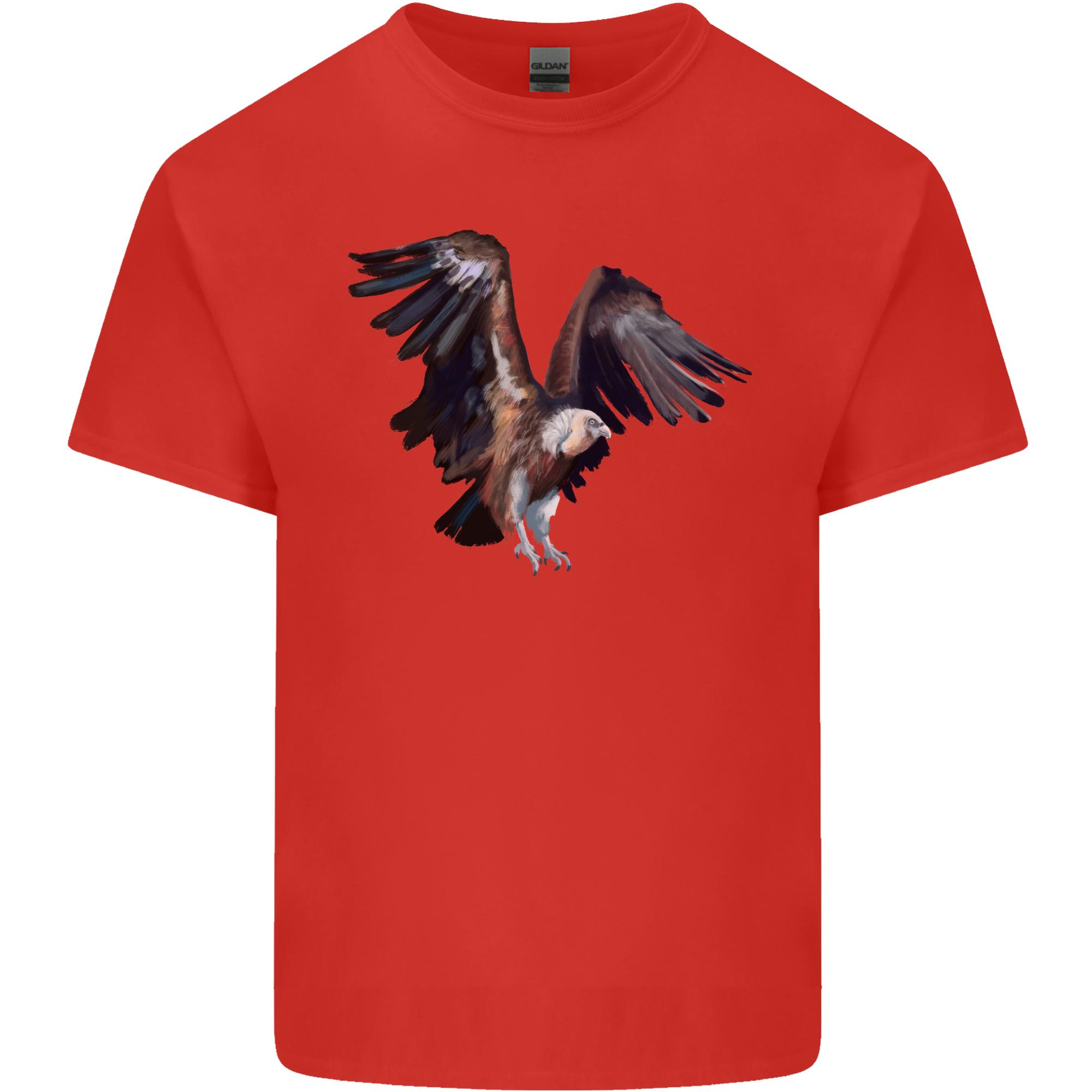 A Vulture Illustration Birds of Prey Unisexs Light Cotton TShirt S