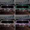 New Rhinestone Car Rearview Mirror Car Charm Bling Rearview Mirror Cover for Girls Pink Auto Accessories Interior for Woman
