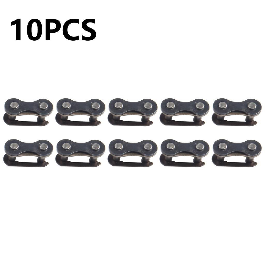 Steel Chain Joint Links 1/2 X 1/8 Black Replacement