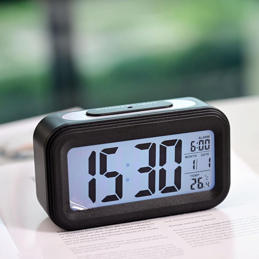 Adjustable Luminous Mode LED Alarm Clock Multifunctional Desktop Alarm Clock Home Decor