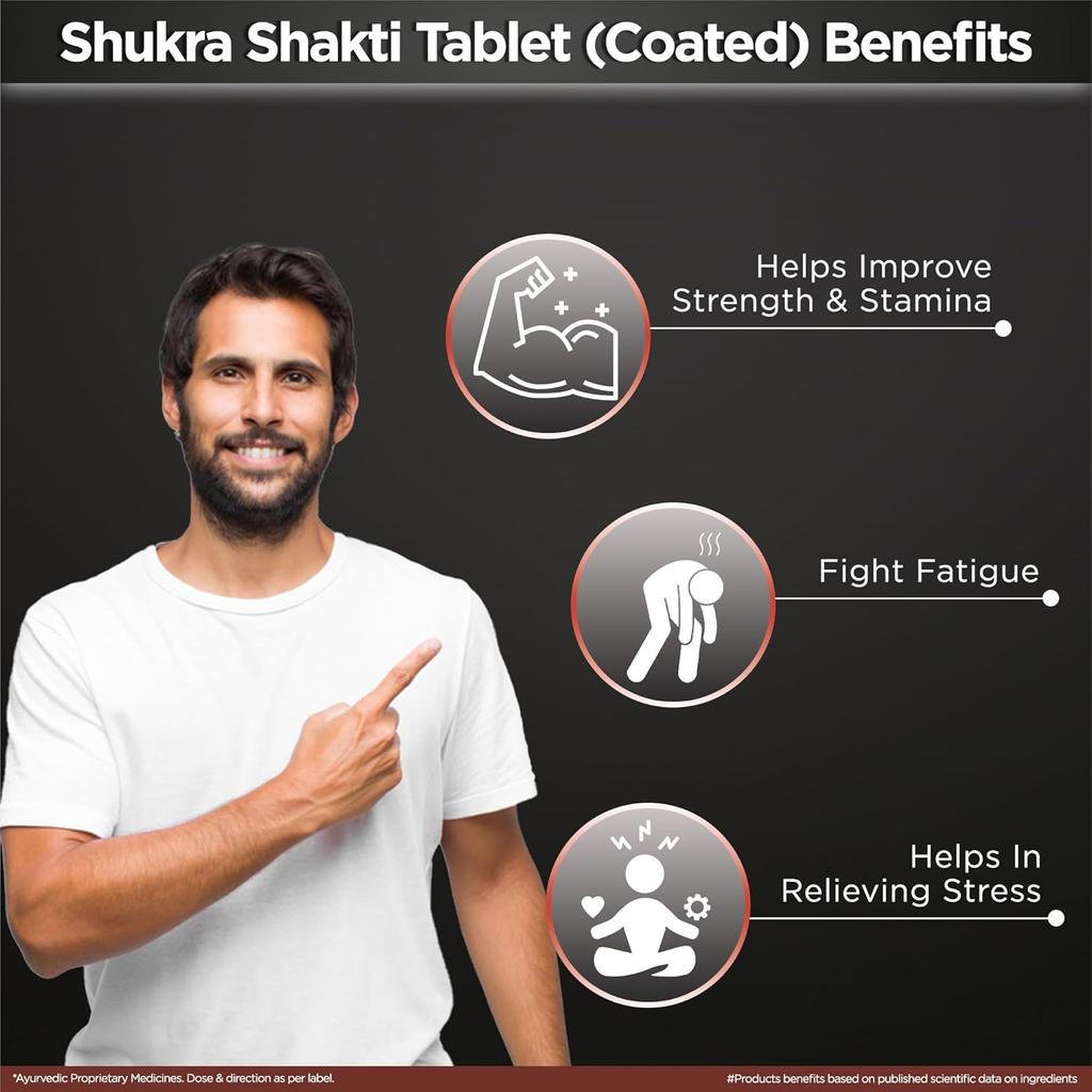 Multani Shukra Shakti 100 Tablets Ayurvedic Herbal Wellness Tablets with Shweta Musli Safed Musli Talmakhana Lauh Bhasma