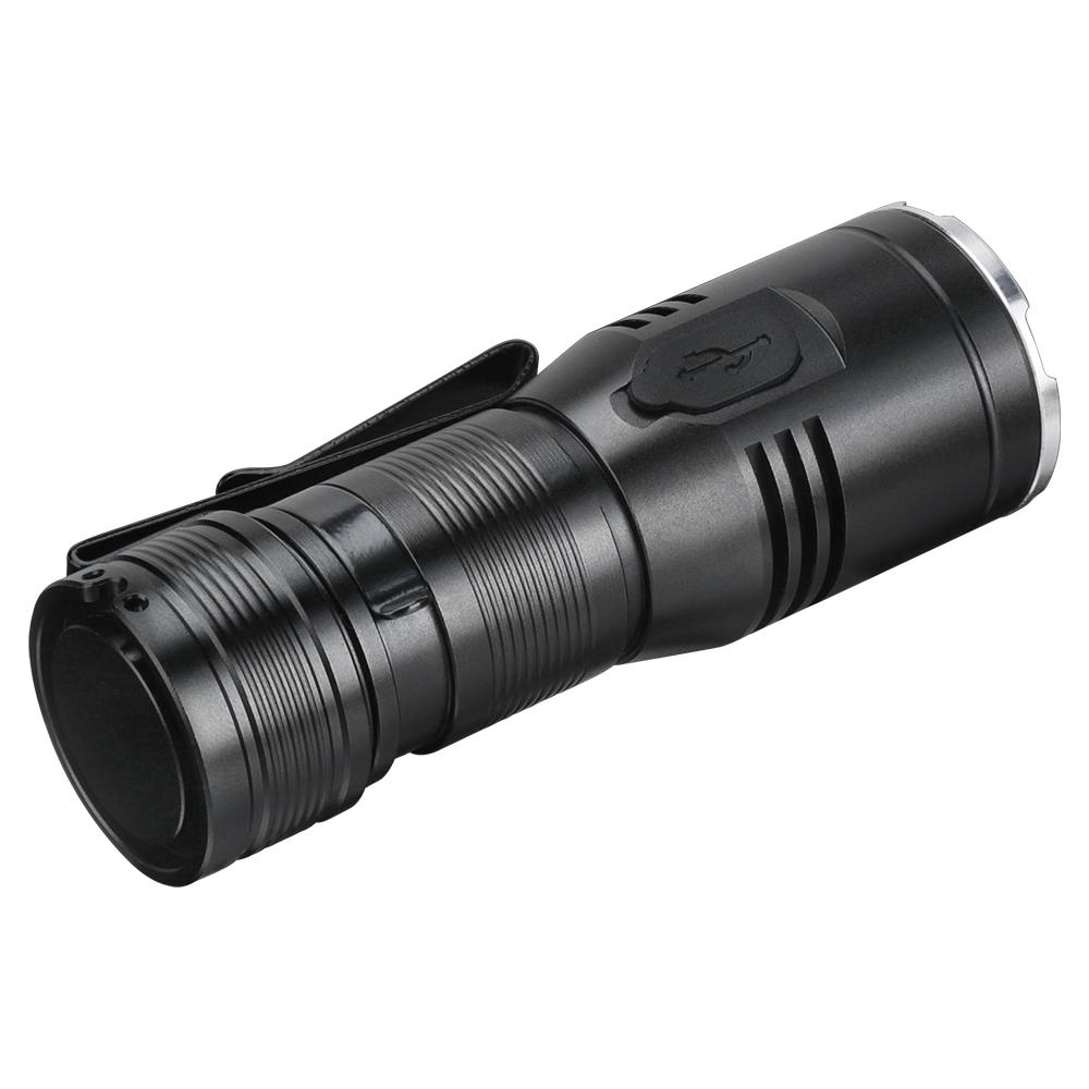 BORUiT LED Flashlight Built-in Battery USB-C Rechargeable Lamp Waterproof Work Fishing Torch Camping Hunting Head Lamp Tiki