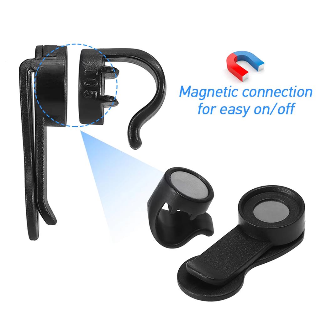 Universals Magnetic Tube Clip Removable Hydratation Pack Clamp Backpacks Clip for Outdoor Bladder Tubes