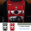 For Mini Cooper Hardtop R56 Clubman R55 Convertible R57 Center Console CD Air Panel Decal Decoration Trim Cover Car Accessory