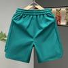 Men's Streetwear Perforated Shorts, Elastic Waist Quick Dry Casual Summer Shorts (M-5XL)