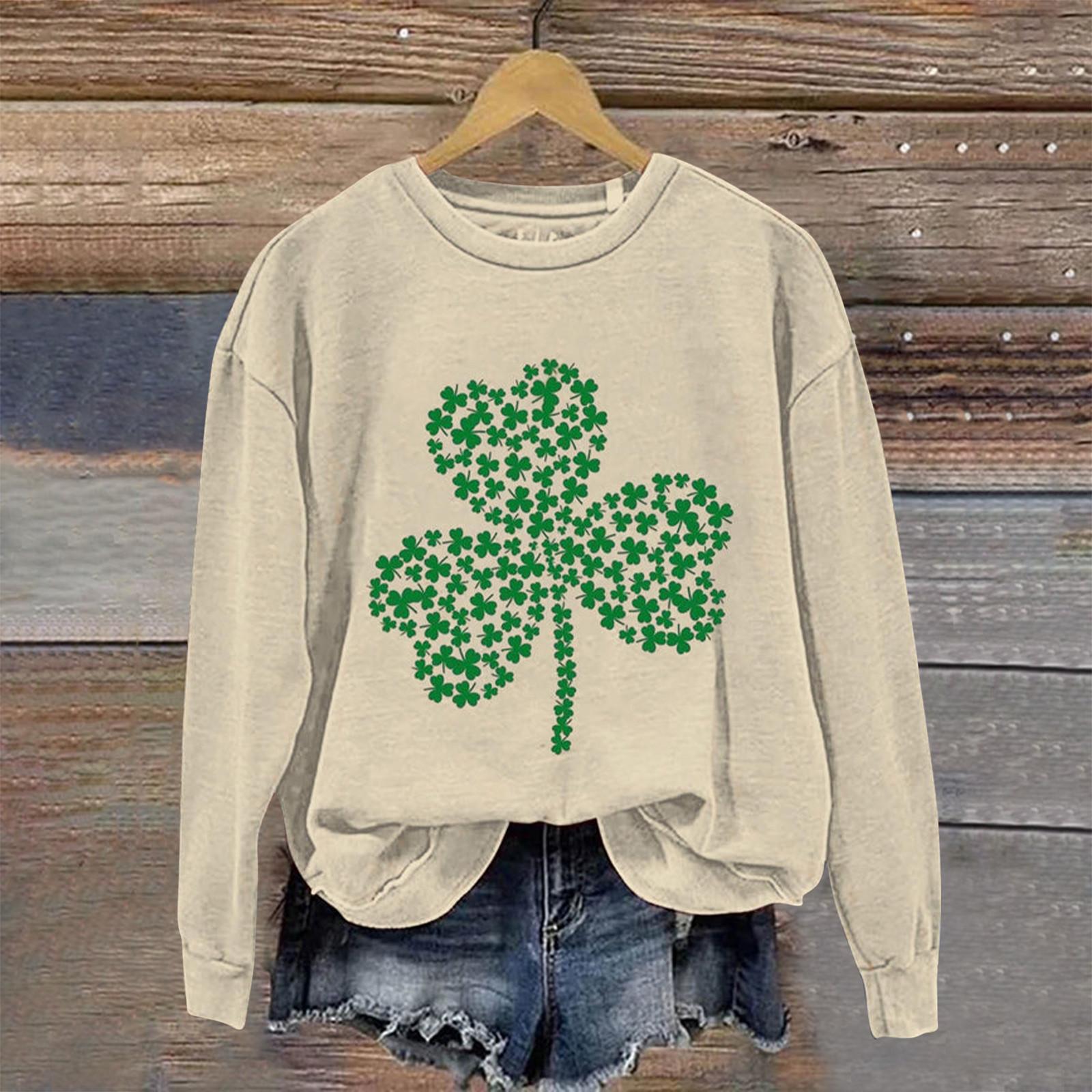 

Женские топы с круглым вырезом, хлопковый женский повседневный модный пуловер с длинным рукавом и круглым вырезом L бежевый