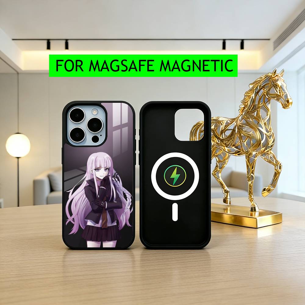 

D-Danganronpa K-Kyoko K-Kirigiri-DKK Phone Case For iPhone17,16,15,14,13,12,11 Plus,Pro Magnetic For Magsafe Wireless Charging iPhone12PRO