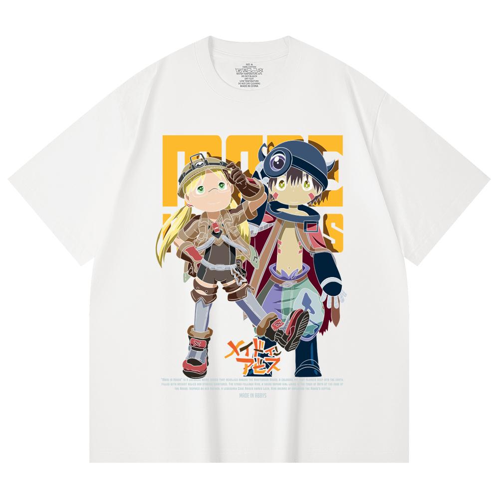 230 Gsm 100% Cotton Made in Abyss V1 Print Unisex Heavy Cotton T Shirt
