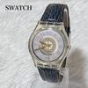 Used SWATCH GK145 DELAVE Watch 1992 Working Vintage Gent Series Battery Replaced Swiss Made